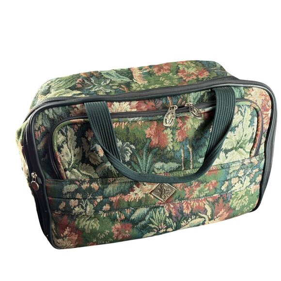 Atlantic Floral Tapestry Carry-On Bag With Dual Zippers - Picture 5 of 10